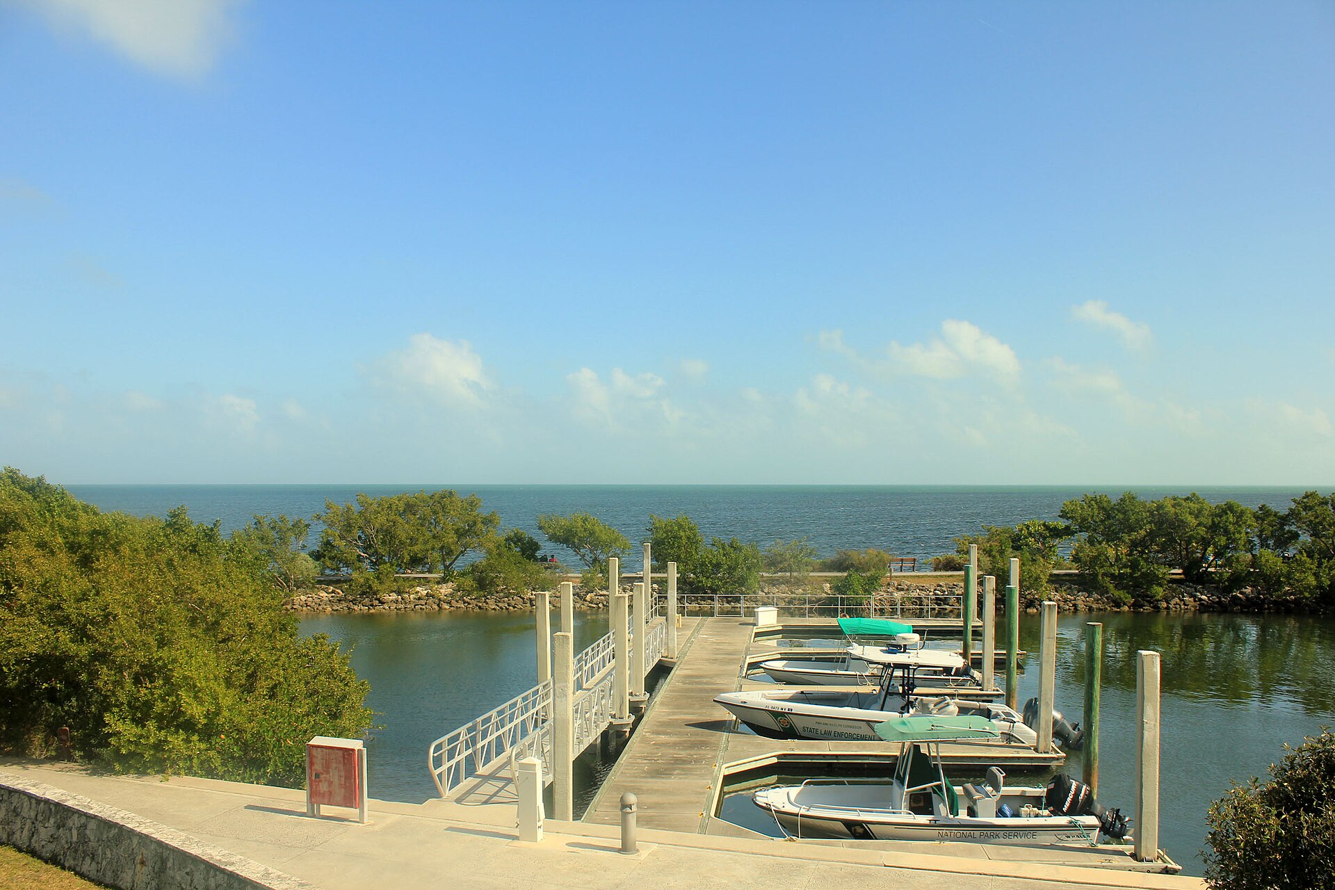 View near Biscayne Bay Yacht Club