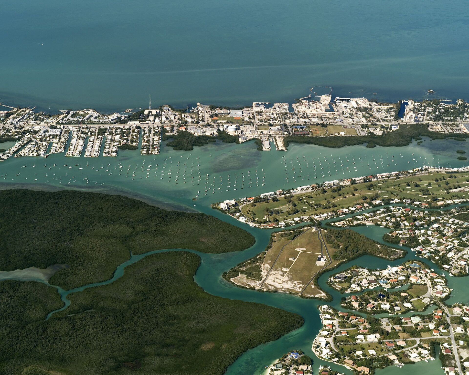 View near Boot Key Harbor Marathon City Marina