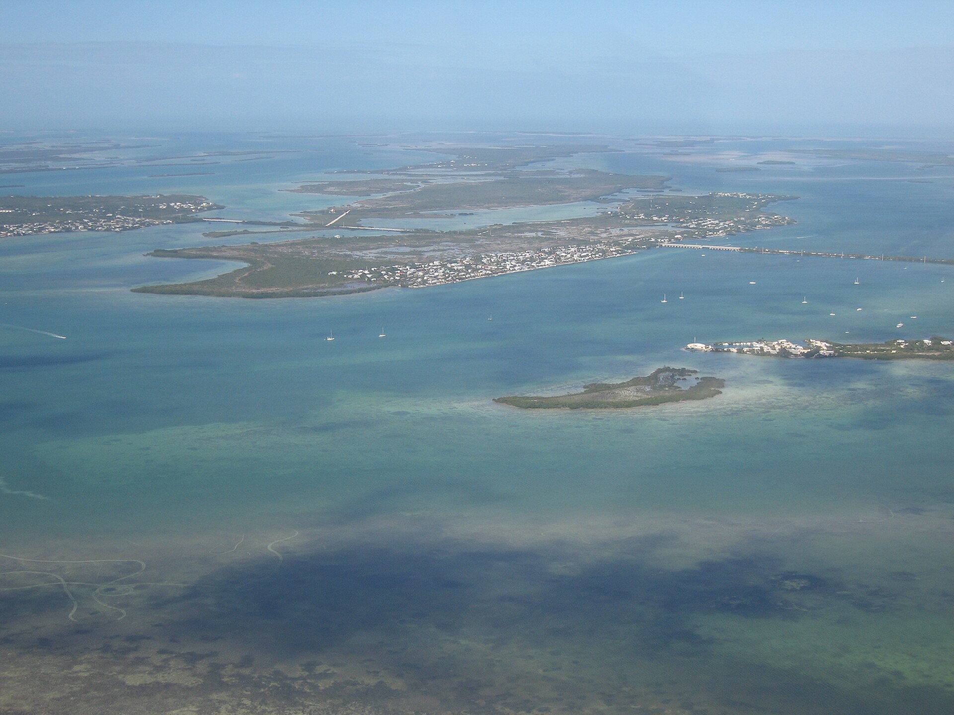 View near Little Palm Island ferry station Ferry Terminal