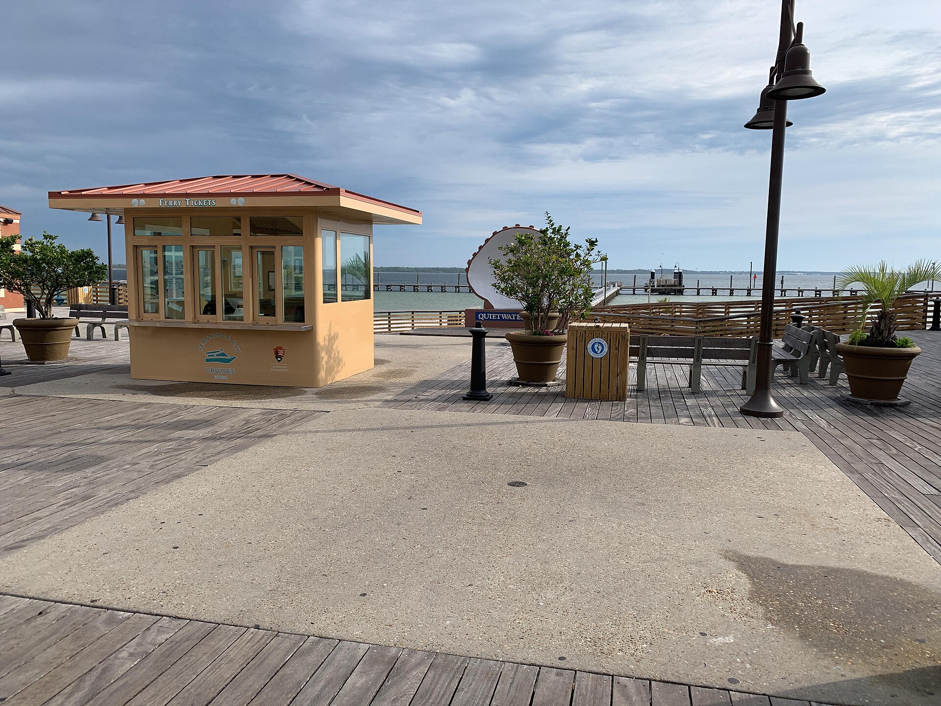View near Quietwater Boardwalk Pier